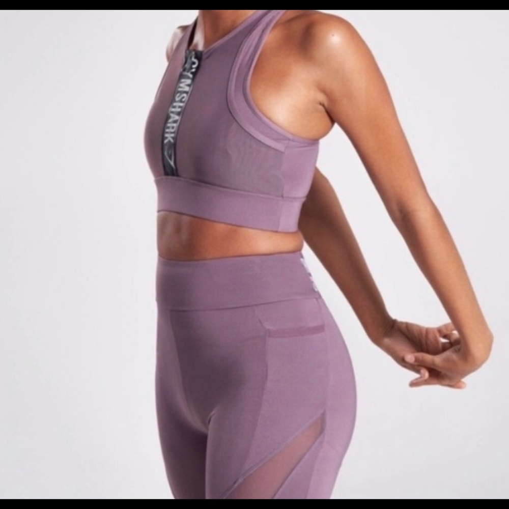 Gymshark Elevate Sports Bra, Purple Wash, size XS, NWOT